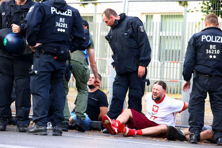 Read more about the article Berlin Police Make Arrests After Altercation Involving Polish Fans Near Euro 2024 Fan Zone