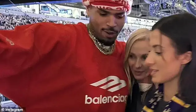 Bianca Censori’s Sister Angelina Spotted with Chris Brown