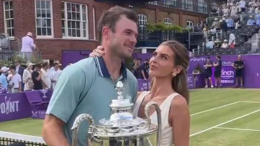 Fans Criticize Tommy Paul's Girlfriend Paige Lorenze for "Cringeworthy" Court Antics After Queen's Club Win