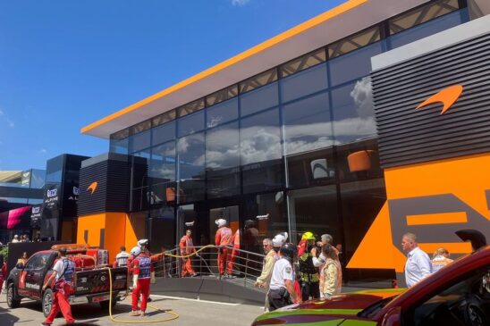 Read more about the article McLaren Employee Hospitalized After Fire at Spanish Grand Prix Paddock