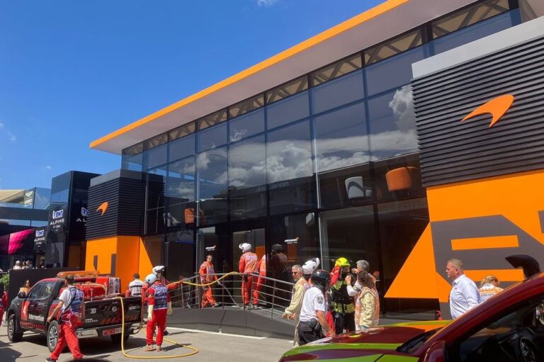 McLaren Employee Hospitalized After Fire at Spanish Grand Prix Paddock