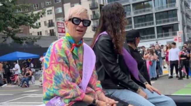 Read more about the article Megan Rapinoe Defends Trans Athletes Amid Heated Confrontation at Seattle Pride