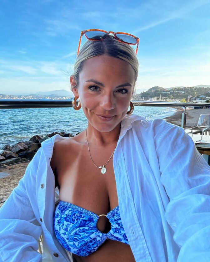 NFL Influencer Annie Agar Turns Heads with Stunning Swimsuit Photos on Vacation