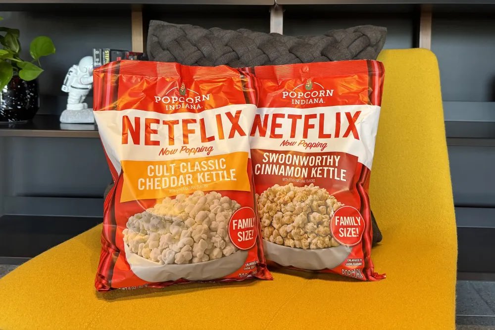 Netflix Launches "Now Popping" Popcorn Line with Popcorn Indiana