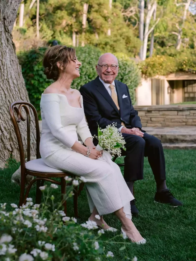 Rupert Murdoch has tied the knot once again, marking his fifth marriage at 93