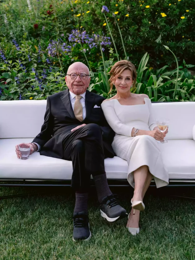 Rupert Murdoch has tied the knot once again, marking his fifth marriage at 93