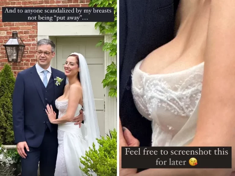 Eva Amurri Defends Wedding Dress Cleavage Choice Amidst Online Criticism