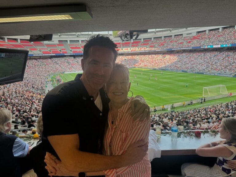 Ryan Reynolds Enjoys Hometown Soccer Match with Mother After 'Deadpool & Wolverine' Tour