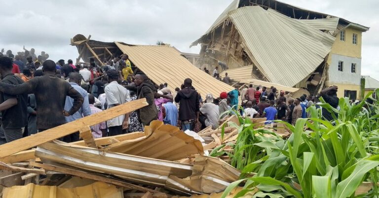 Tragic School Collapse in Nigeria Kills 22 Students, Rescue Efforts Continue
