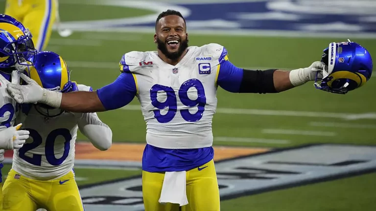 Aaron Donald Reflects on Rams' Decision to Move on from Jared Goff, Discusses Team's Win-Now Strategy