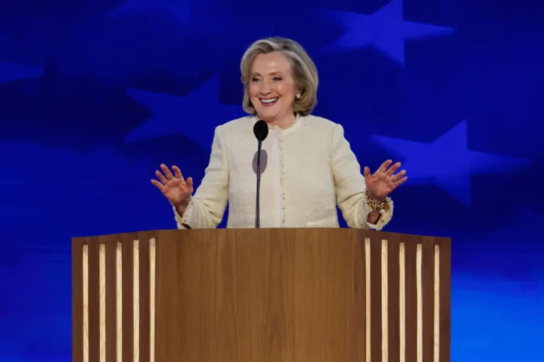 Hillary Clinton Rallies Support for Kamala Harris at DNC