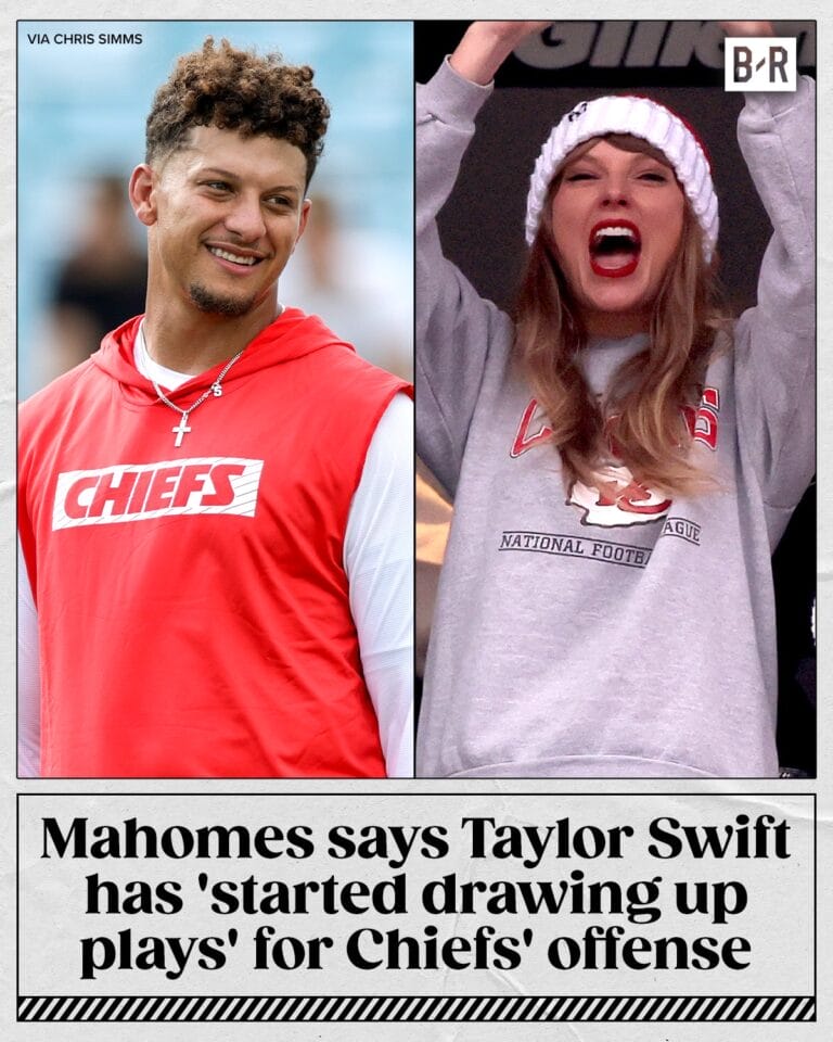 Reactions after Patrick Mahomes Jokes About Taylor Swift Drawing Up Plays for the Kansas City Chiefs