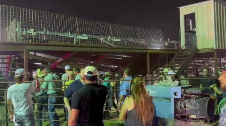 Authorities Investigate Bleacher Collapse at Texas Rodeo Arena, Injuring 12