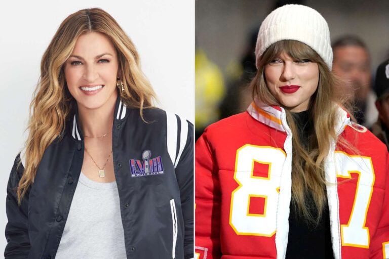 Erin Andrews Grateful to Taylor Swift for Boosting Her WEAR Clothing Line After Chiefs Jacket Appearance